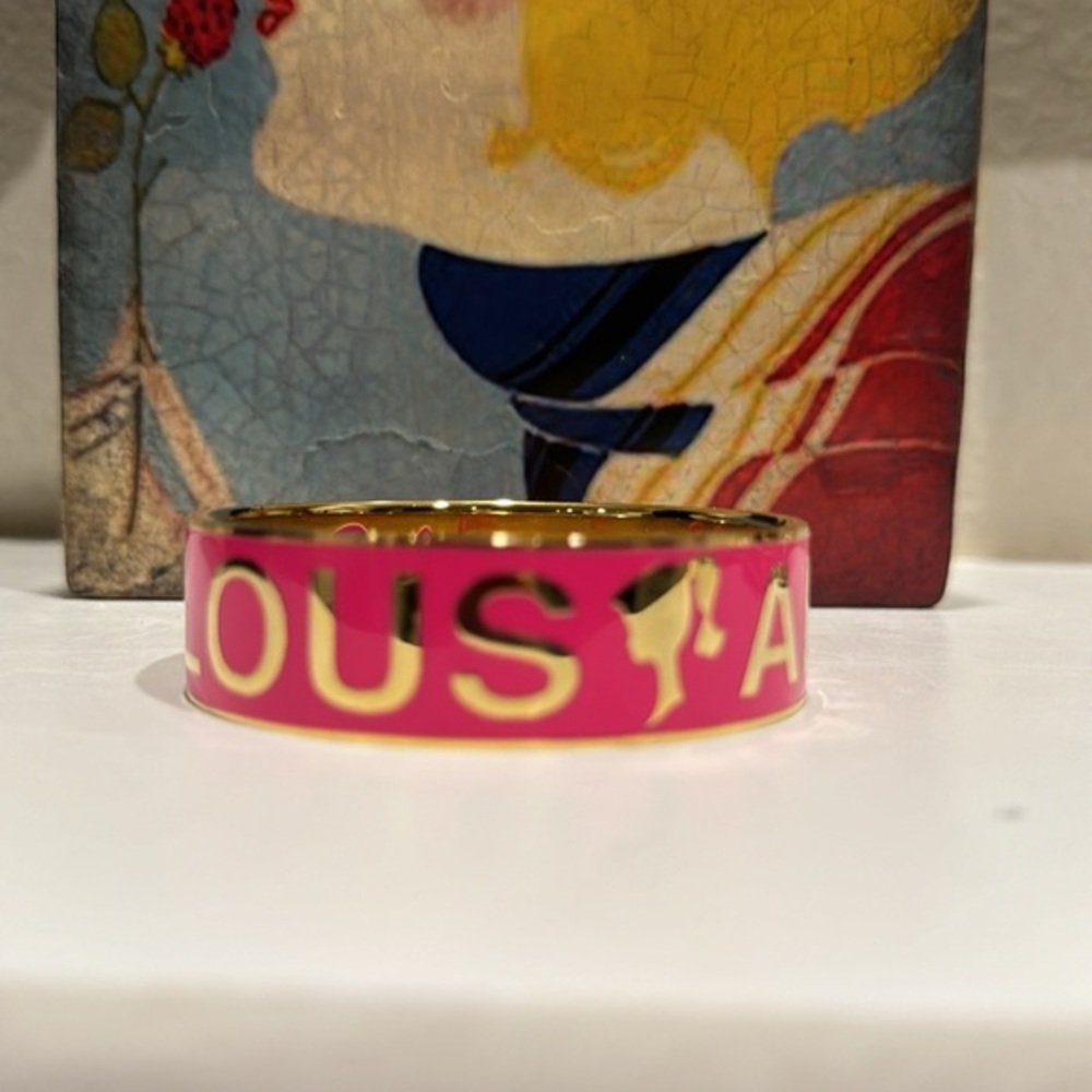 Barbie Pink and Gold Bangle - "Always Fabulous" 2014 EUC - Picture 2 of 9